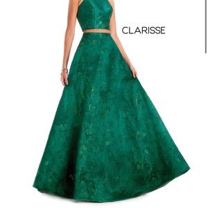 Green prom dress only worn once